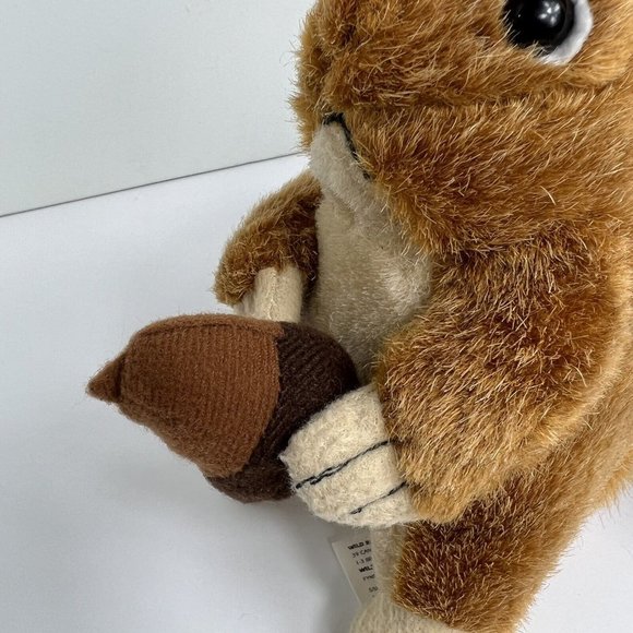 Wild Republic Plush Red Squirrel 6" Stuffed Animal Acorn Non Working Sound Box - Picture 10 of 12